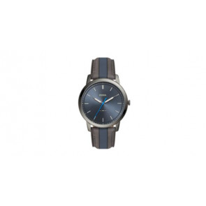 Correa de reloj Fossil FS5555 Cuero Gris 22mm