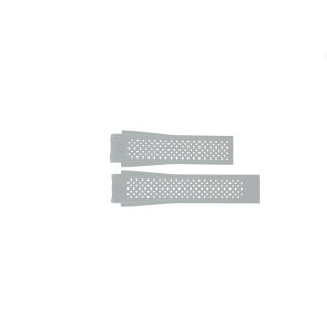 Correa de reloj Tag Heuer SAR8A80-FT6056 Silicona Blanco 22mm
