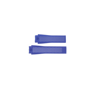 Correa de reloj Reloj inteligente Tag Heuer SAR8A80-3 / FT6058 / 1FT6118 Caucho Azul 22mm