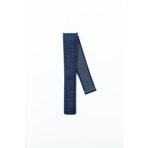 Correa de reloj Tag Heuer FT6178 Cuero Azul 21.5mm