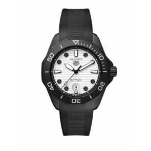 Correa de reloj Tag Heuer FT6197-00 Caucho Negro 21.5mm