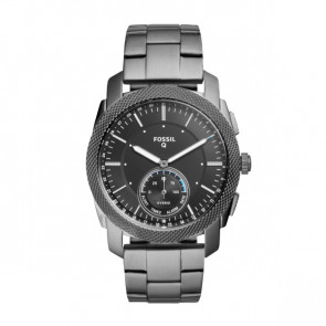 Correa de reloj Fossil FTW1166 Acero Gris antracita 24mm