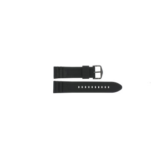 Correa de reloj Fossil FTW4047 / DW6F1 / FTW4018 Silicona Negro 22mm