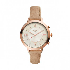 Correa de reloj Fossil FTW5013 Cuero Marrón 14mm