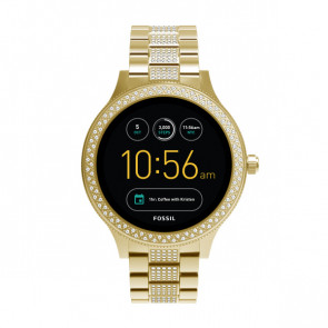 Correa de reloj Fossil FTW6001 Acero Chapado en oro 18mm