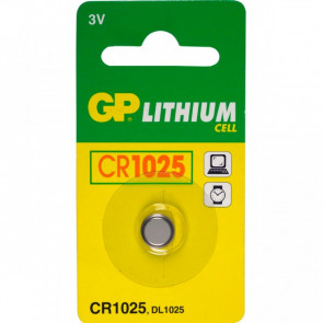 GP Pila de botón Batería CR1025 - 3v