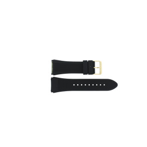 Correa de reloj Guess W0057G1 Silicona Negro 27mm