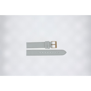 Correa de reloj Guess GW0098L4 / Sugar Cuero Blanco 16mm