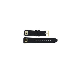 Correa de reloj Guess GW0555L2 / W0555L2 / Hype Caucho Negro 17mm