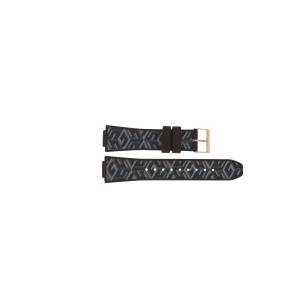 Correa de reloj Guess GW0621L5 / W0621L5 / Charisma Caucho Marrón 14mm