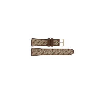 Correa de reloj Guess GW0699L2 / W0699L2 / Charisma Caucho Marrón claro 14mm