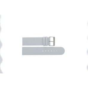Correa de reloj Universal H506 Cuero Blanco 22mm