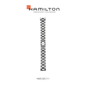 Correa de reloj Hamilton H605.323.111 / H32351115 Acero