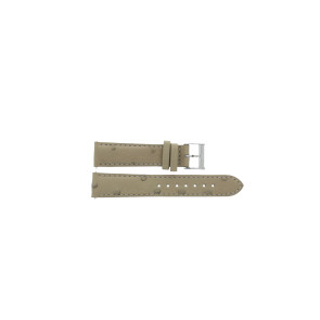 Correa de reloj Hamilton H001.32.215.840.01 / H690322110 Cuero Beige 18mm