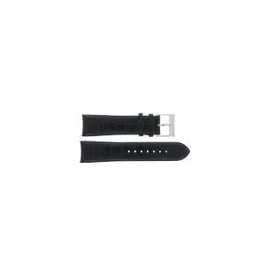 Correa de reloj Hamilton H32716839 / H001.32.716.839.01 Cuero Negro 23mm