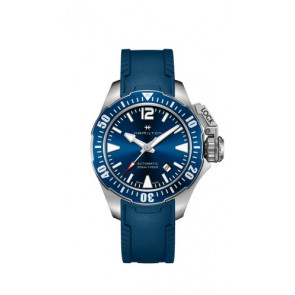 Correa de reloj Hamilton H77705345 Caucho Azul 20mm