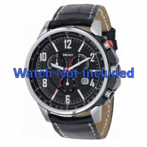 Correa de reloj DKNY NY1325 Cuero Negro 22mm