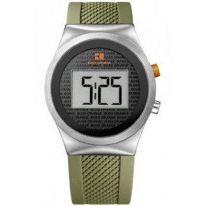 Correa de reloj Hugo Boss HB-154-1-29-2387GR Caucho Verde