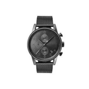 Correa de reloj Hugo Boss HB-306-1-34-3215 / HB659002655 Milanesa Negro