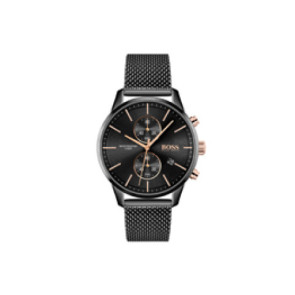 Correa de reloj Hugo Boss HB-407-1-34-3457 / HB659002819 Milanesa Negro