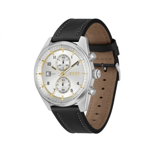 Correa de reloj Hugo Boss HB1514147 Cuero Negro 22mm