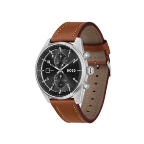 Correa de reloj Hugo Boss HB1514161 Cuero/Plástico Marrón