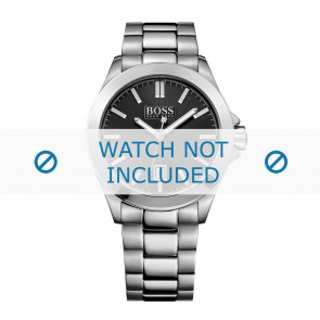 Hugo Boss correa de reloj HB-274-1-14-2828 / HB1513300 / 650602828 Metal Plateado