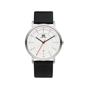 Correa de reloj Danish Design IQ12Q1152 Cuero Negro 22mm