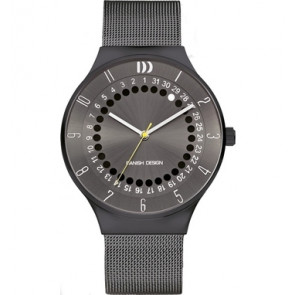 Correa de reloj Danish Design IQ66Q1050 Milanesa Gris antracita