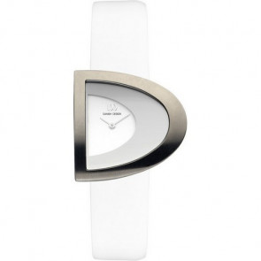 Correa de reloj Danish Design IV12Q842 Cuero Blanco
