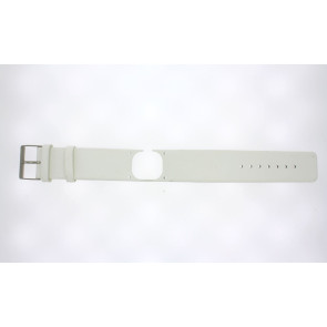 Horlogeband Danish Design IV12Q867 Leder Wit 20mm