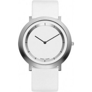 Danish Design correa de reloj IV12Q988 Cuero Blanco 22mm