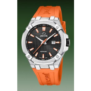 Correa de reloj Jaguar J1010-1 Caucho Naranja 18mm