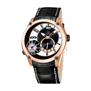 Correa de reloj Jaguar J631-2 / J631-3 Cuero Negro 24mm
