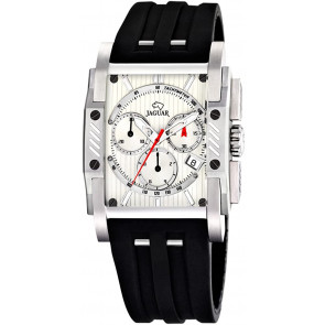 Correa de reloj Jaguar J645.1 / J644.1 Caucho Negro 26mm