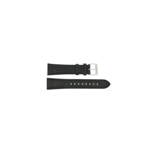 Correa de reloj Jaguar J664-1 / J664-3 / J664-4 Cuero Negro 22mm