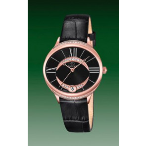 Correa de reloj Jaguar J804-3 Cuero Negro