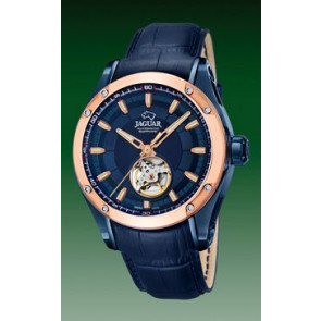 Correa de reloj Jaguar J812-A / J815-A Cuero Azul