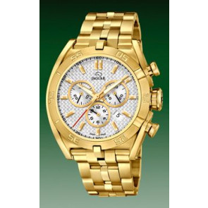 Correa de reloj Jaguar J853 / J853-1 / J853-2 / J853-3 / J853-4 Acero inoxidable Chapado en oro 26mm