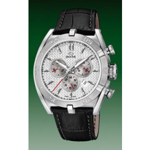 Correa de reloj Jaguar J857-1 / J857-4 / J857-5 / J857-7 Cuero Negro