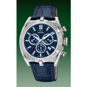 Correa de reloj Jaguar J857-2 Cuero Azul
