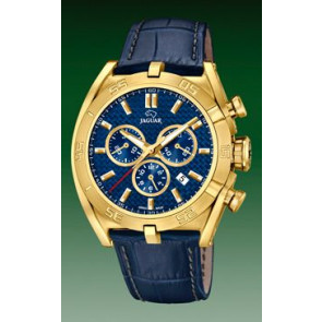 Correa de reloj Jaguar J858-2 Cuero Azul