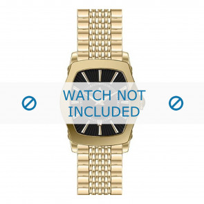 Jacques Lemans correa de reloj 1-1357G Metal Dorado