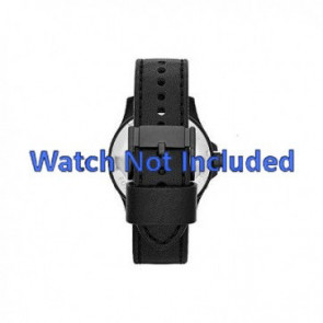 Correa de reloj Fossil JR1448 Cuero Negro 22mm