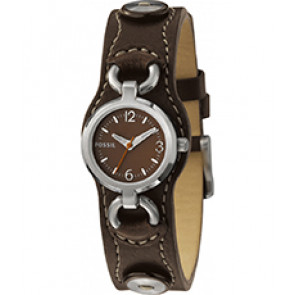 Correa de reloj Fossil JR1014 Cuero Marrón
