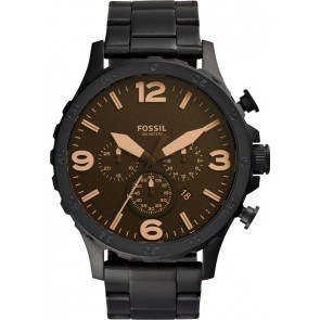 Correa de reloj Fossil jr1356 Acero Negro 24mm