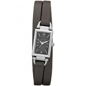 Correa de reloj Fossil JR1371 Cuero Gris 8mm