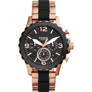 Correa de reloj Fossil JR1500 Acero inoxidable Multicolor 22mm