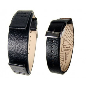 Correa de reloj Fossil JR9674 Cuero Negro