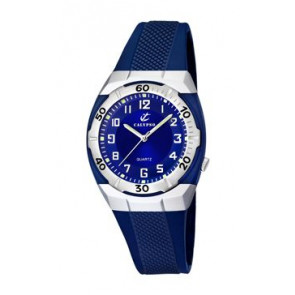 Correa de reloj Calypso K5215-3 Caucho Azul 14mm